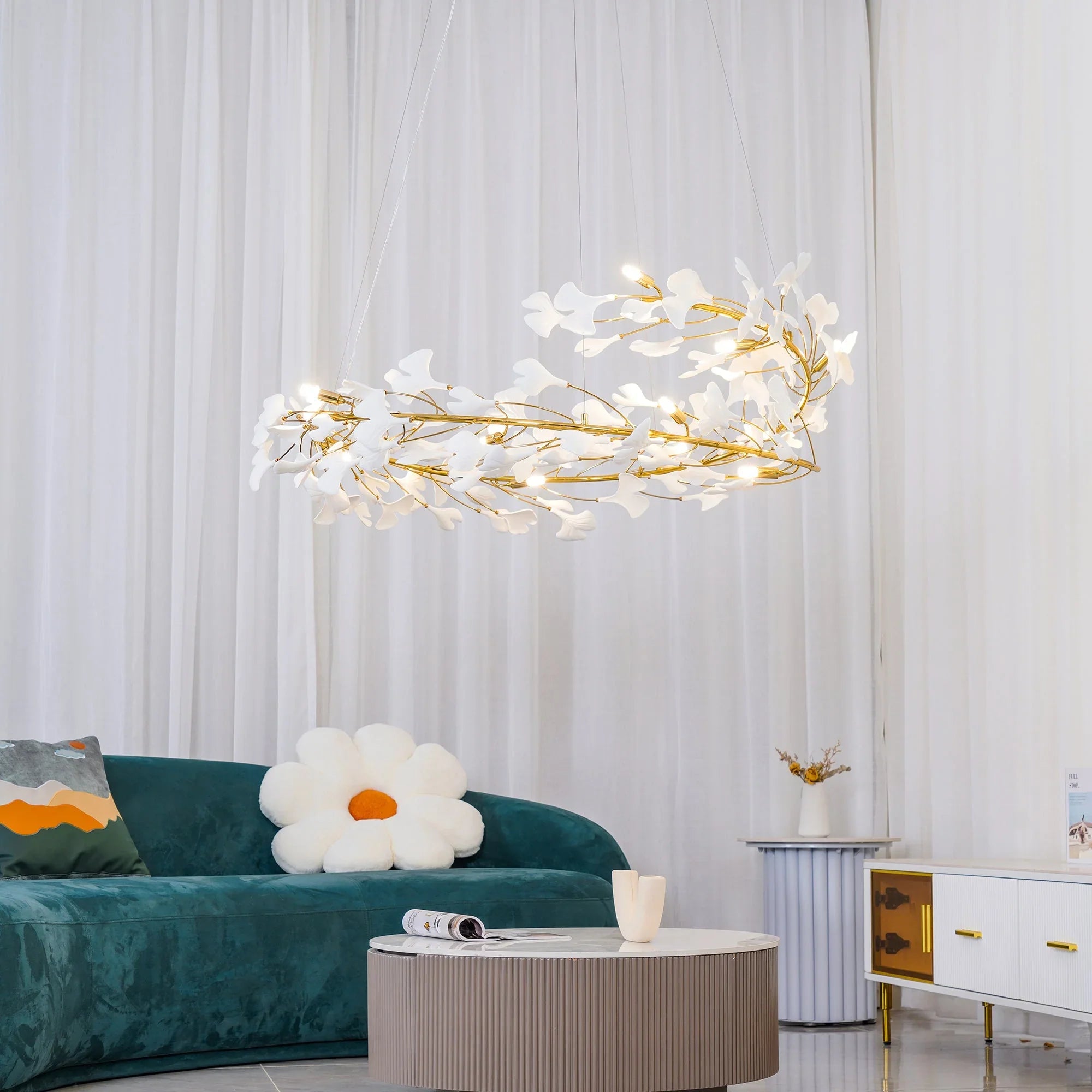 Gingko Chandelier U - YhLamps
