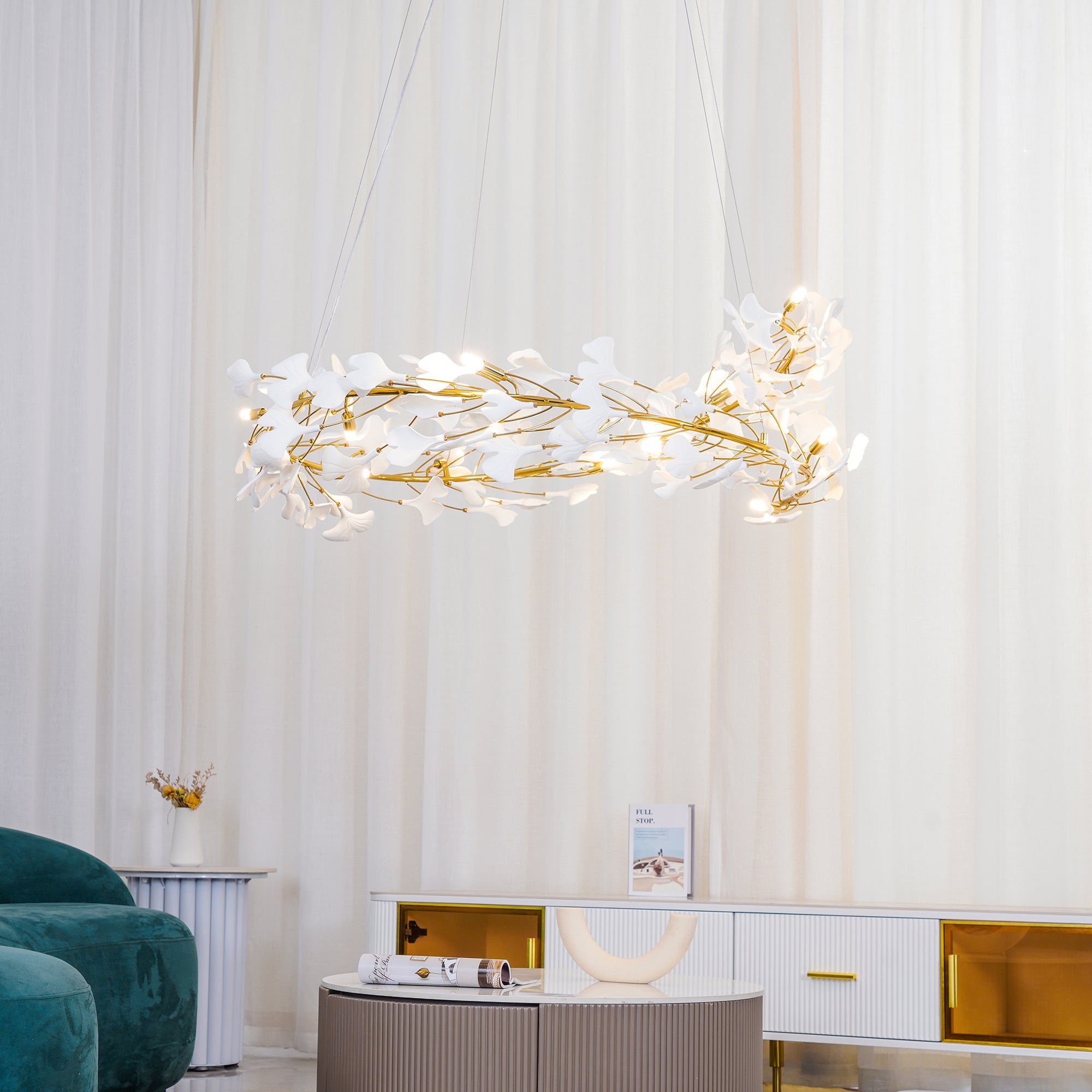 Gingko Chandelier U - YhLamps