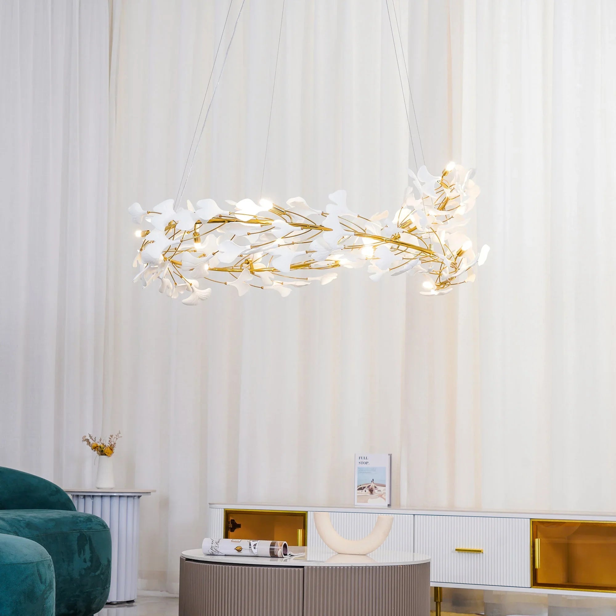 Gingko Chandelier U - YhLamps