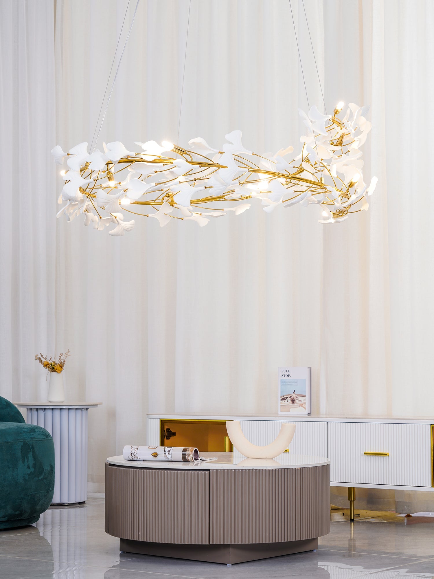 Gingko Chandelier U - YhLamps
