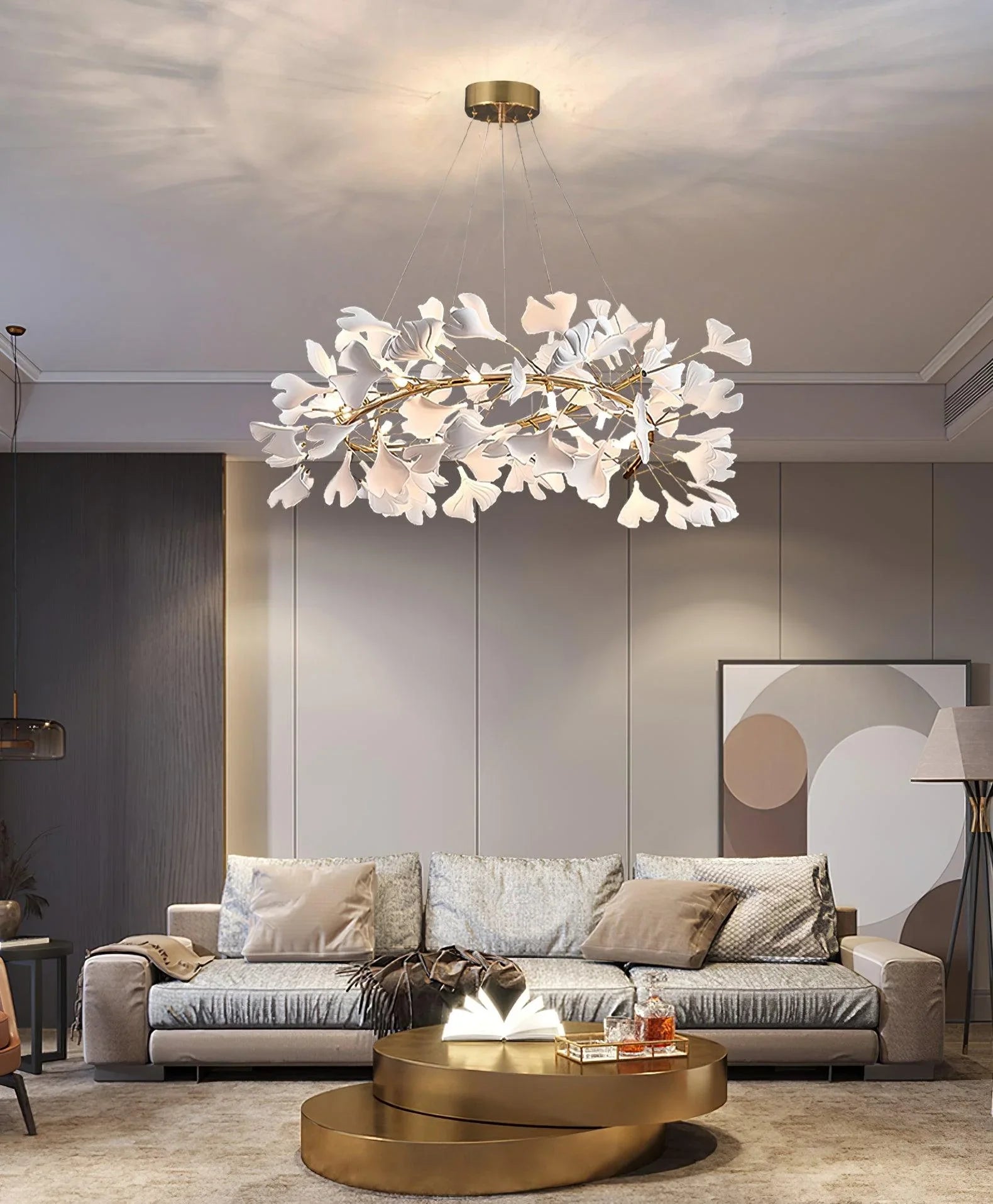 Gingko Chandelier U - YhLamps