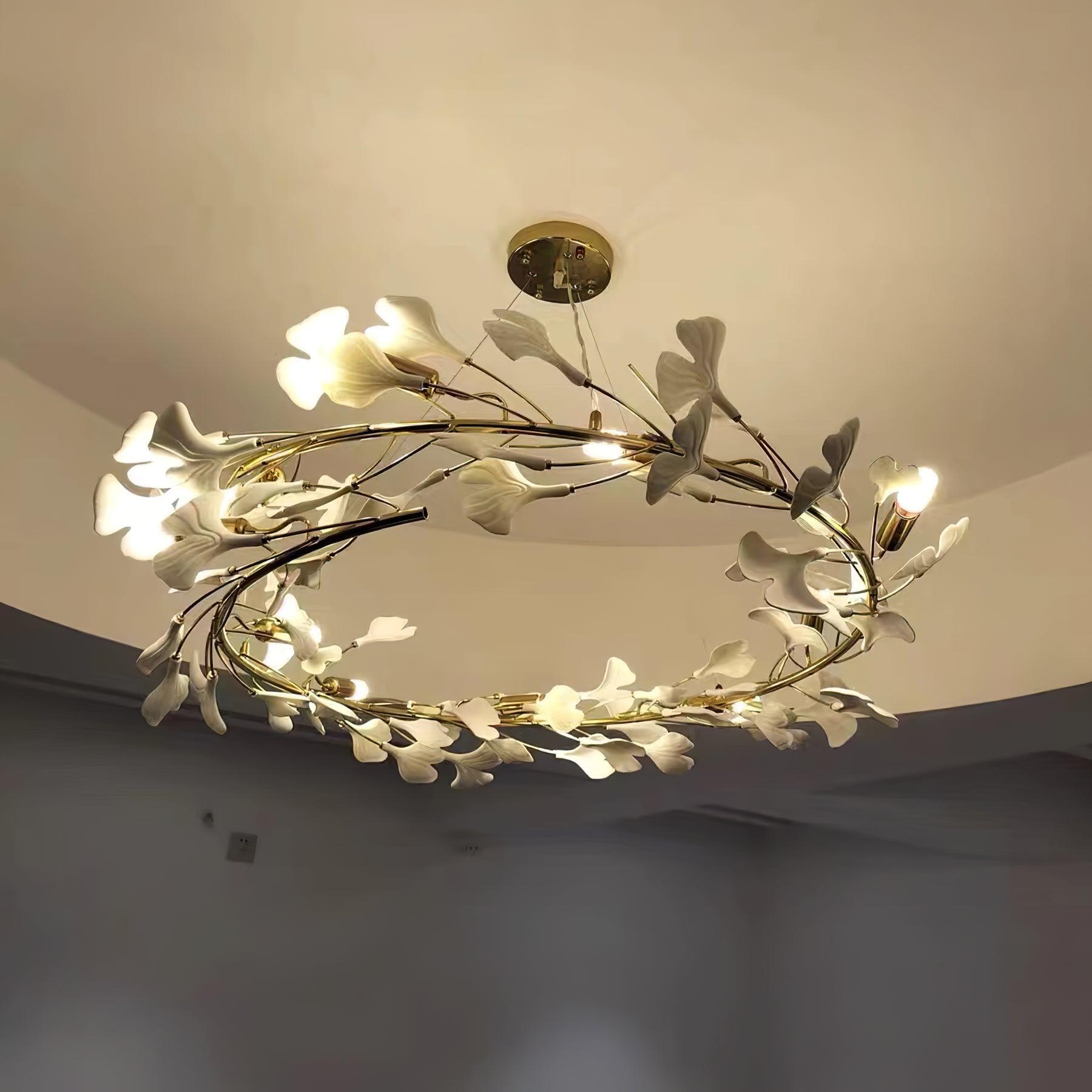 Gingko Chandelier U - YhLamps
