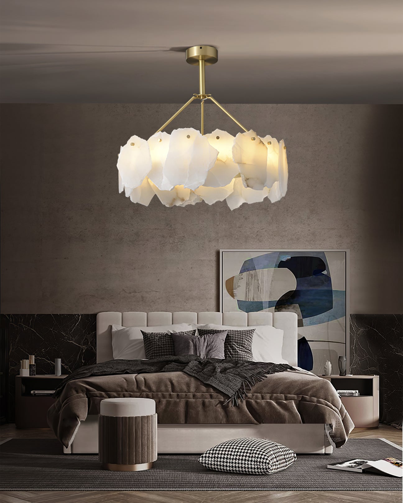 Burton Alabaster Chandelier - YhLamps