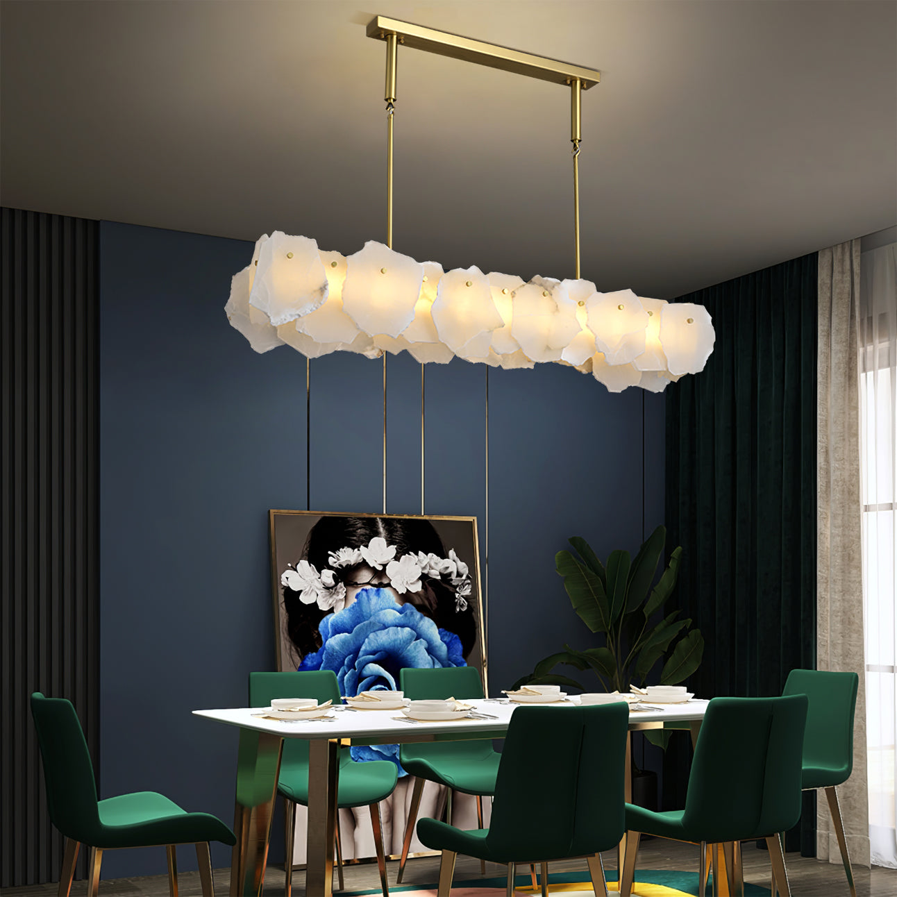 Burton Alabaster Chandelier - YhLamps