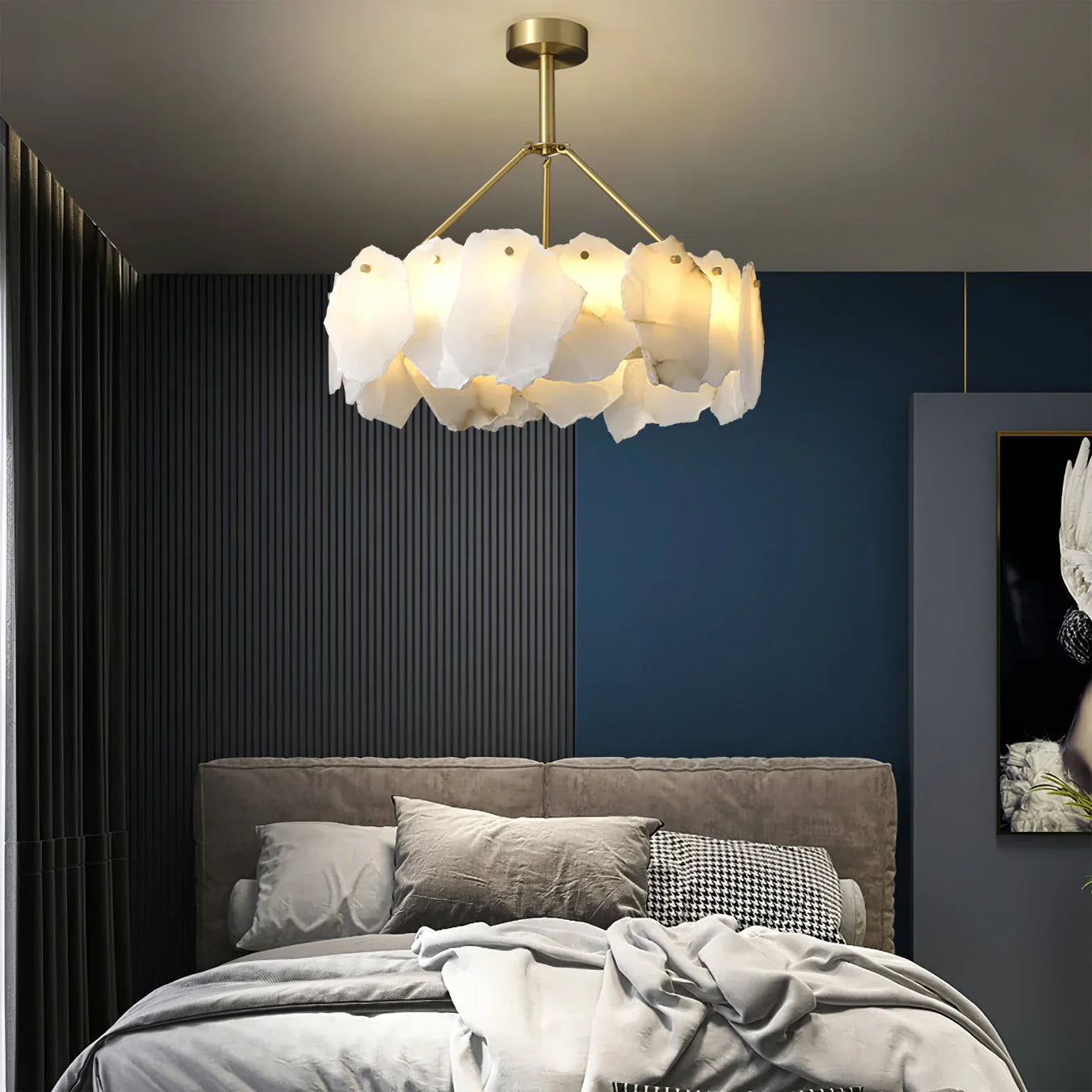 Burton Alabaster Chandelier - YhLamps