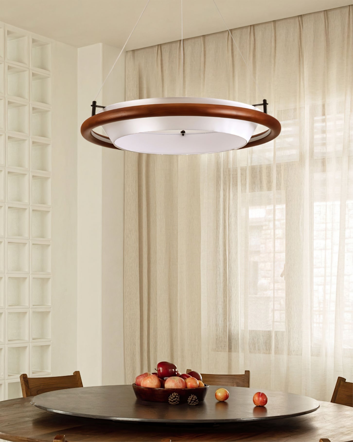 Azria Wood Chandelier - YhLamps