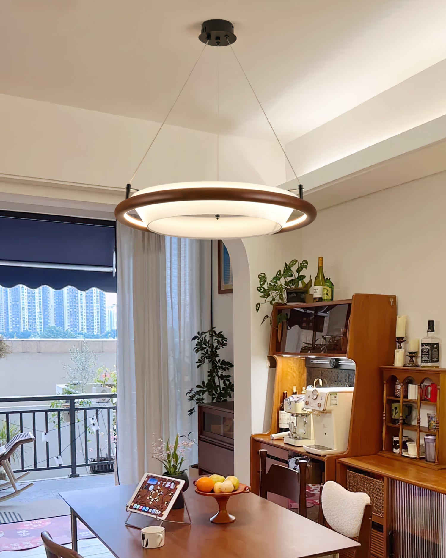 Azria Wood Chandelier - YhLamps