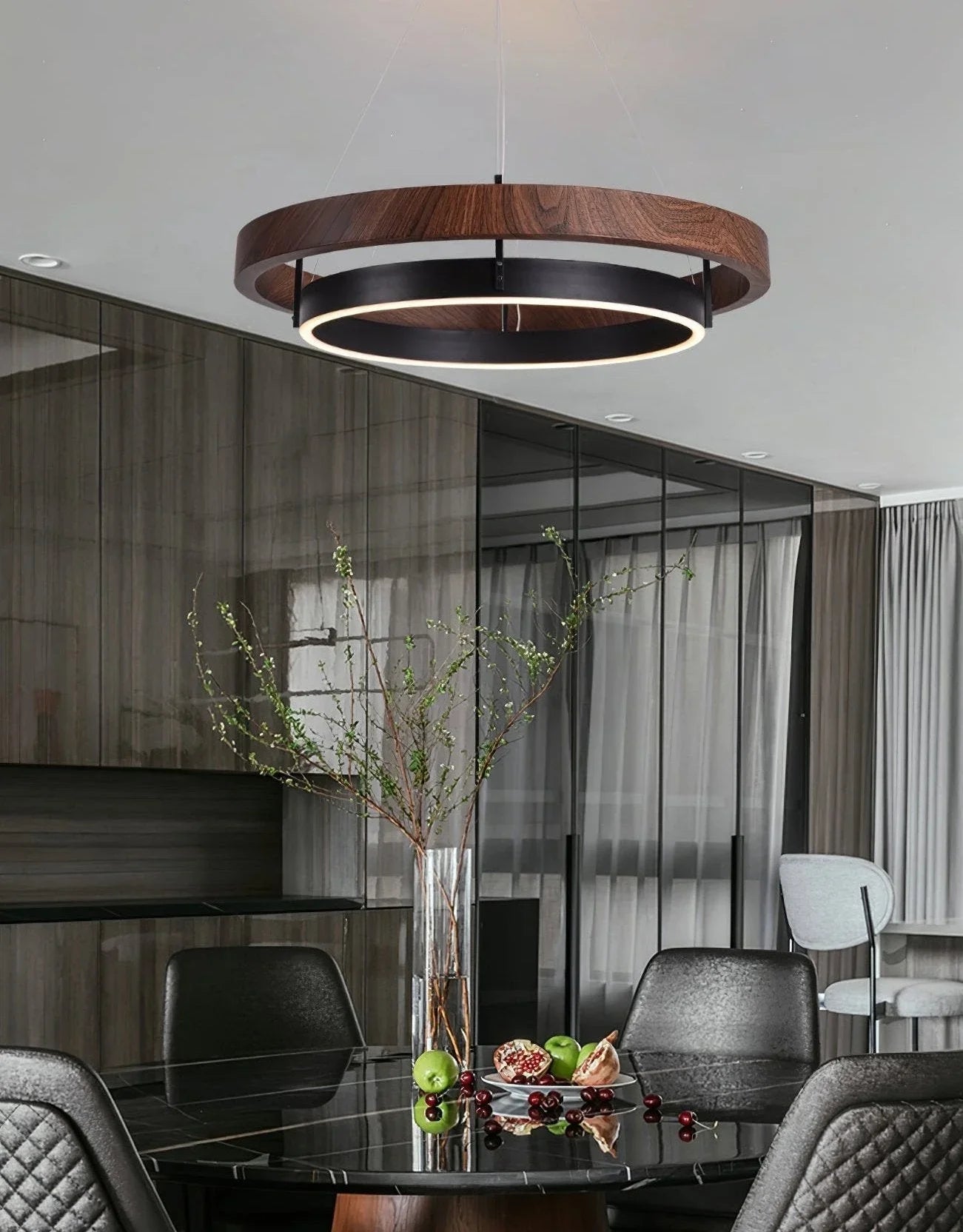 Ring Dunst Chandelier - YhLamps
