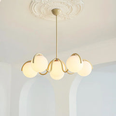 Reedway Curve Linear Chandelier - YhLamps