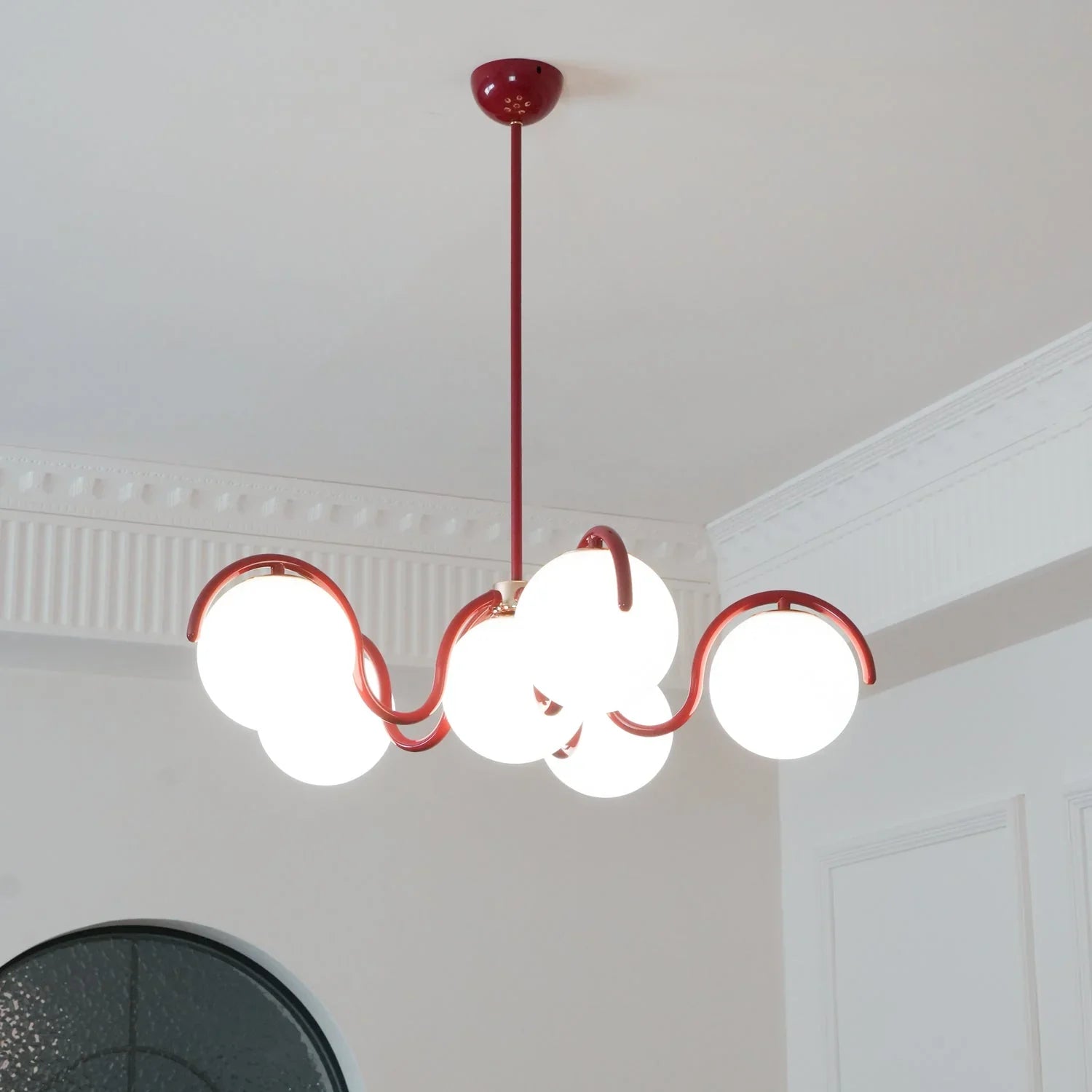 Reedway Curve Linear Chandelier - YhLamps