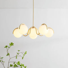 Reedway Curve Linear Chandelier - YhLamps