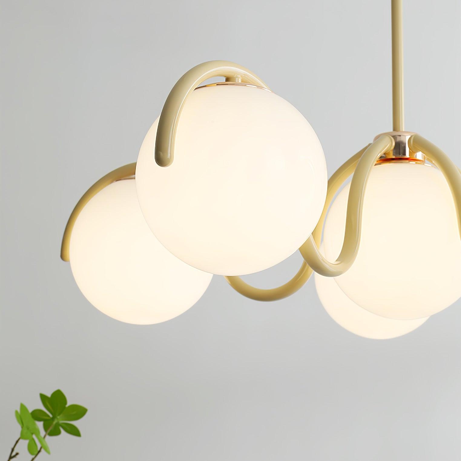 Reedway Curve Linear Chandelier - YhLamps