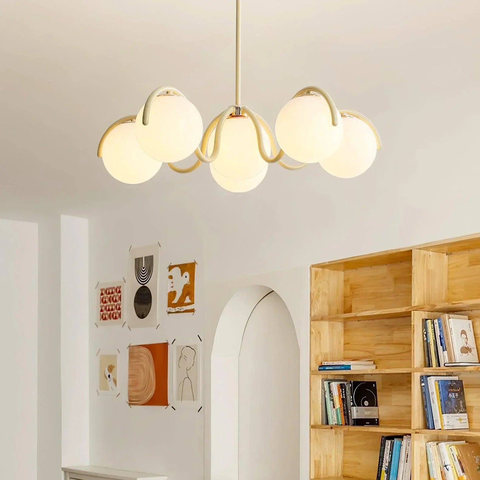 Reedway Curve Linear Chandelier - YhLamps