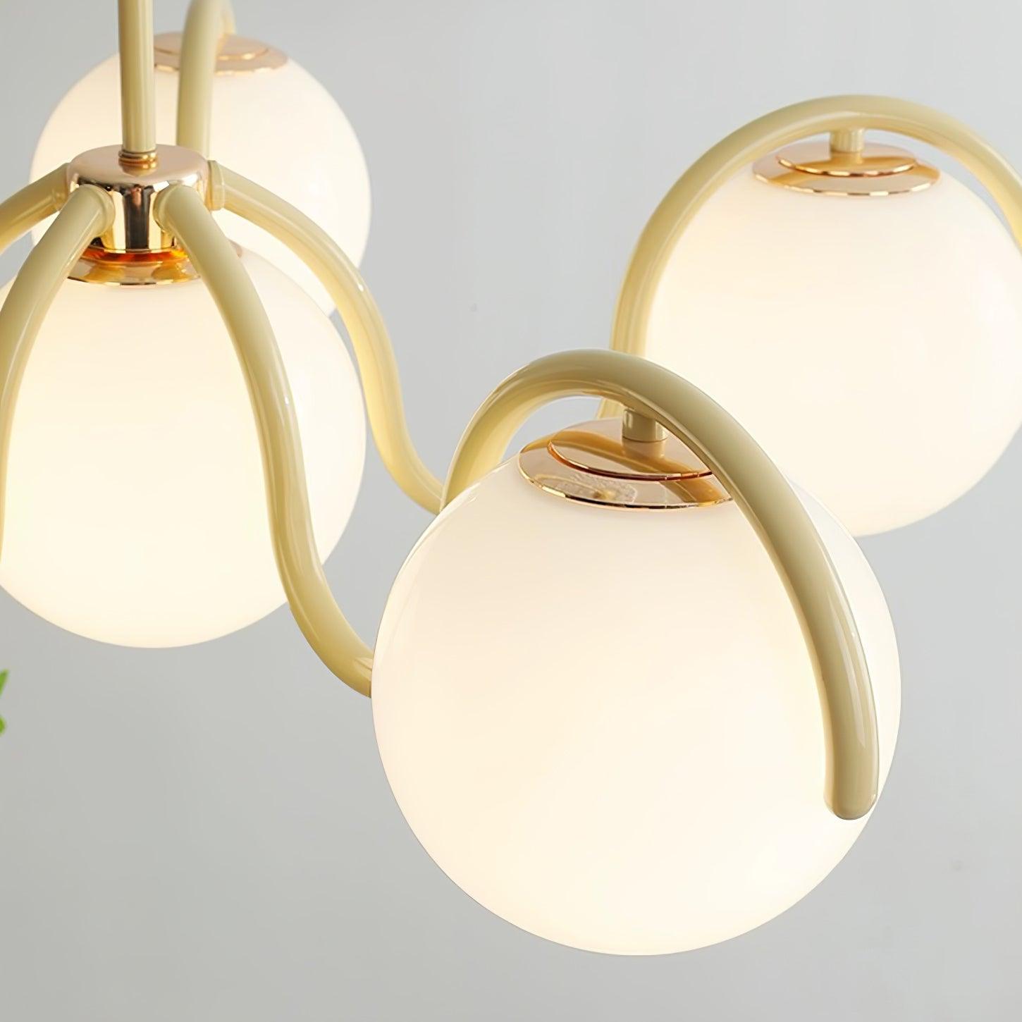 Reedway Curve Linear Chandelier - YhLamps