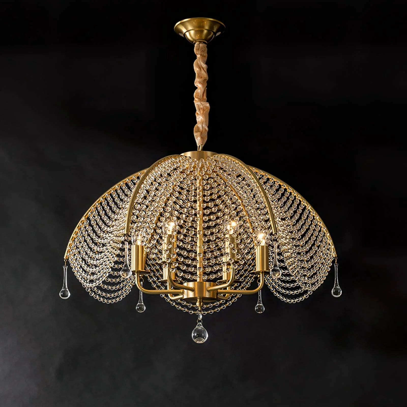 Neville Brass Chandelier - YhLamps