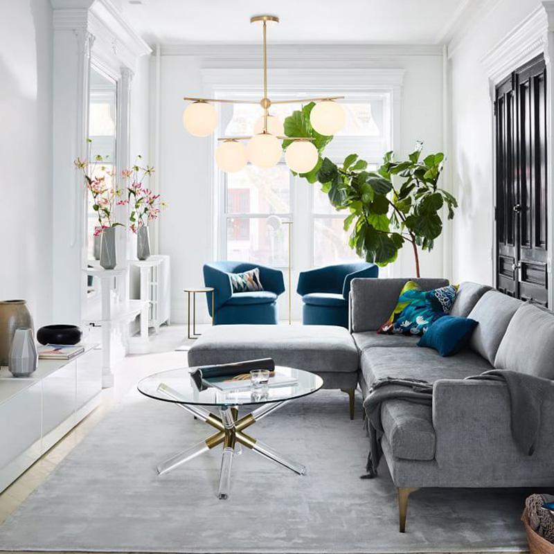 Sphere & Stem Chandelier - YhLamps