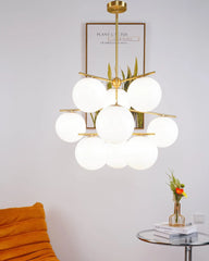 Sphere & Stem Chandelier - YhLamps