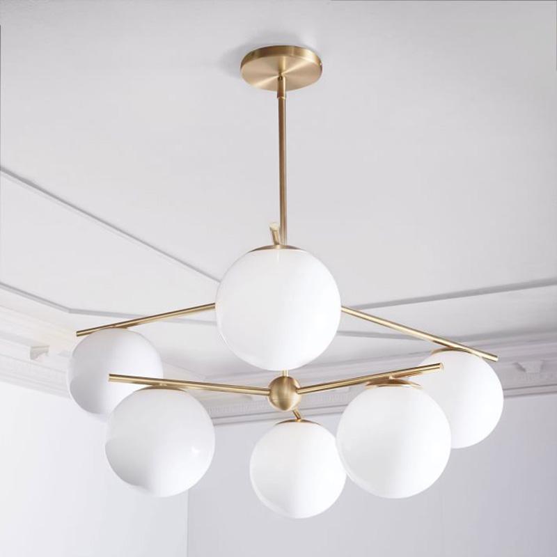 Sphere & Stem Chandelier - YhLamps