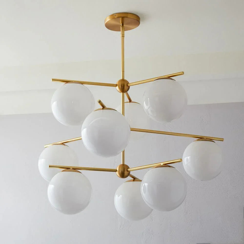 Sphere & Stem Chandelier - YhLamps