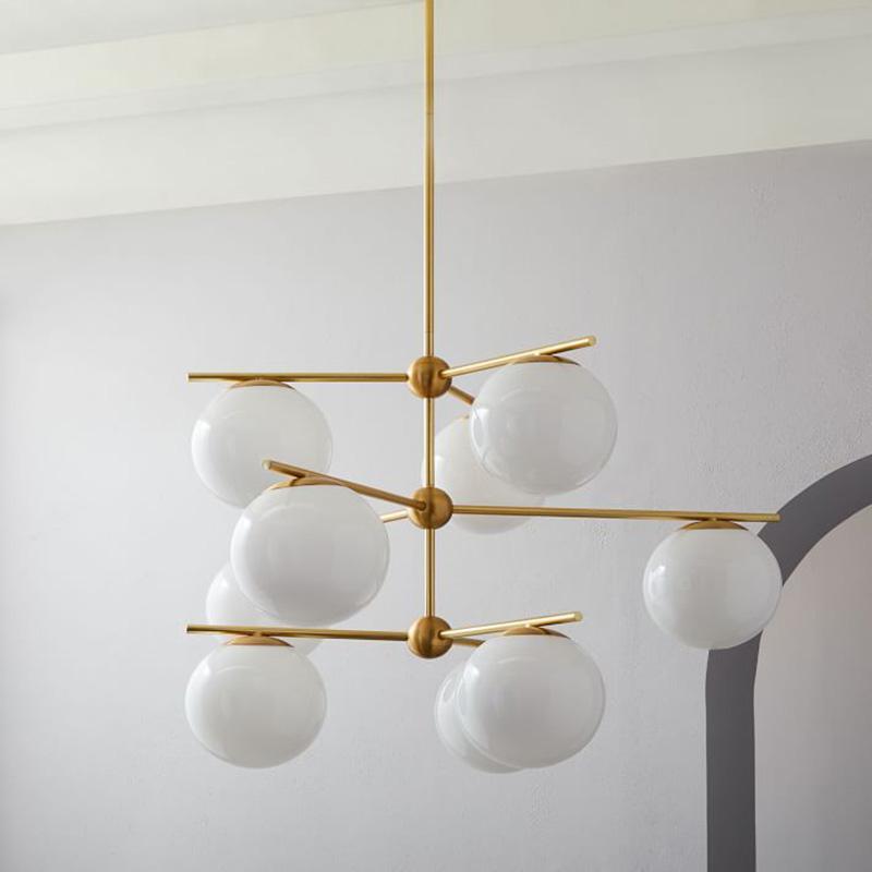 Sphere & Stem Chandelier - YhLamps
