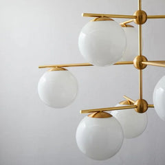 Sphere & Stem Chandelier - YhLamps