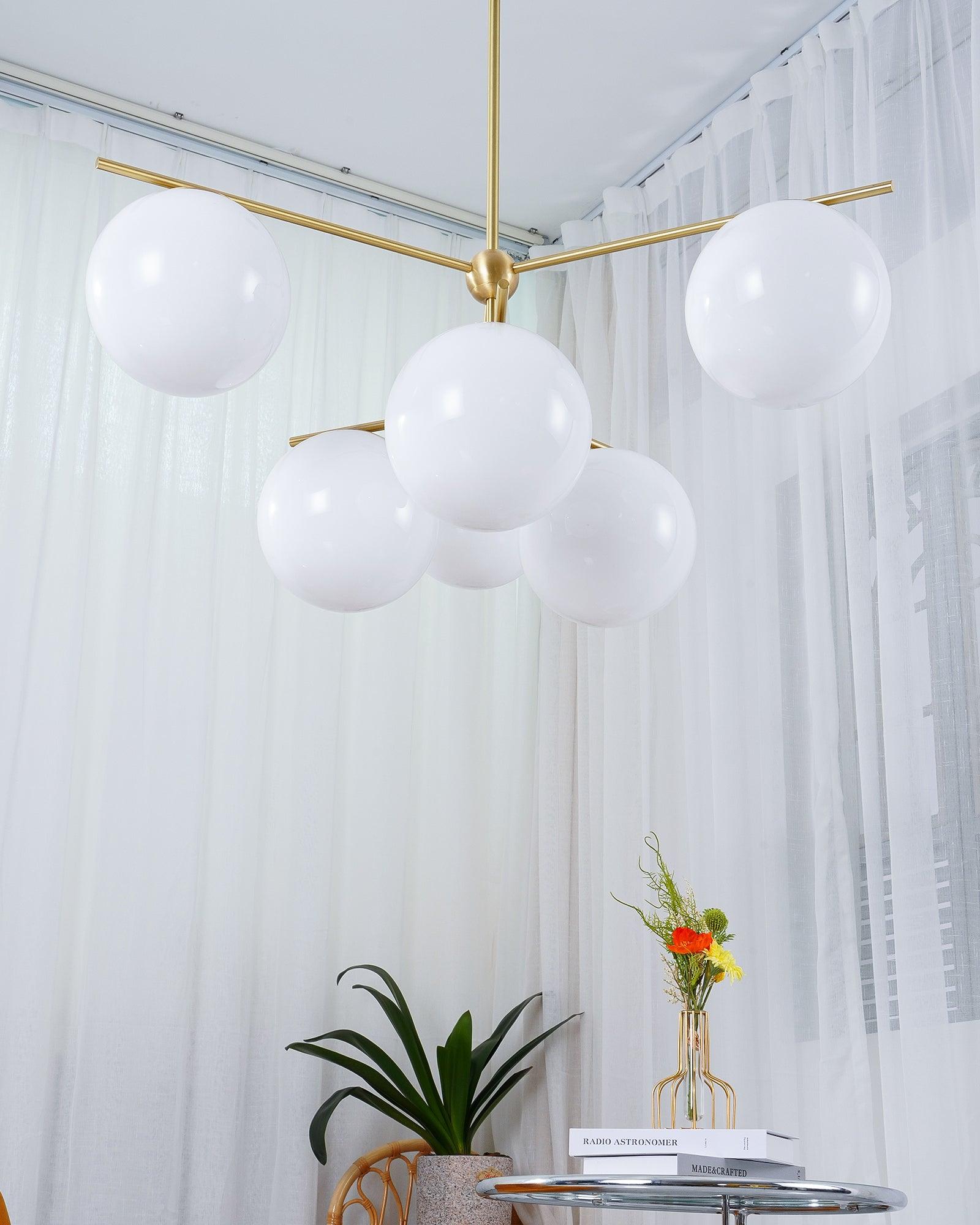 Sphere & Stem Chandelier - YhLamps