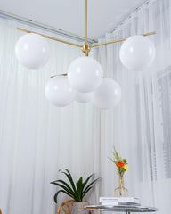Sphere & Stem Chandelier - YhLamps