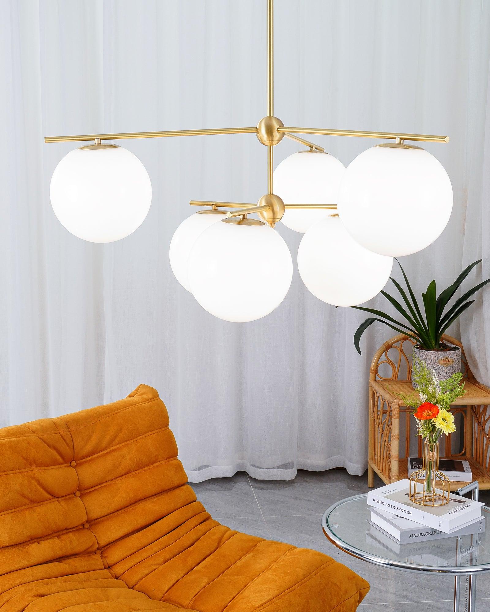 Sphere & Stem Chandelier - YhLamps