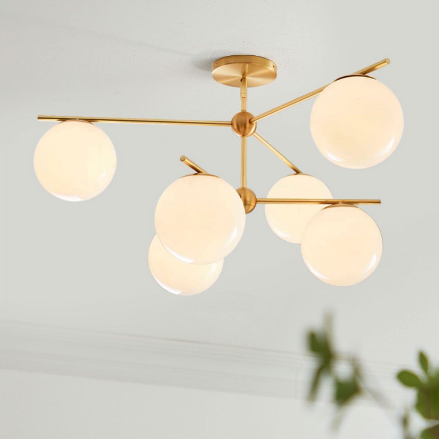 Sphere & Stem Chandelier - YhLamps