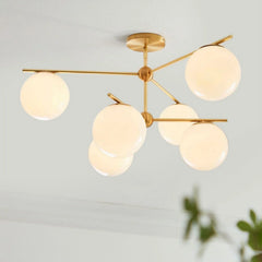 Sphere & Stem Chandelier - YhLamps