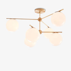 Sphere & Stem Chandelier - YhLamps