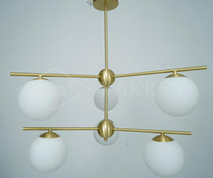 Sphere & Stem Chandelier - YhLamps