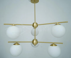 Sphere & Stem Chandelier - YhLamps