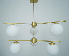 Sphere & Stem Chandelier - YhLamps
