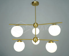 Sphere & Stem Chandelier - YhLamps