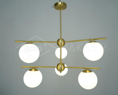 Sphere & Stem Chandelier - YhLamps