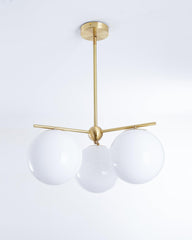 Sphere & Stem Chandelier - YhLamps