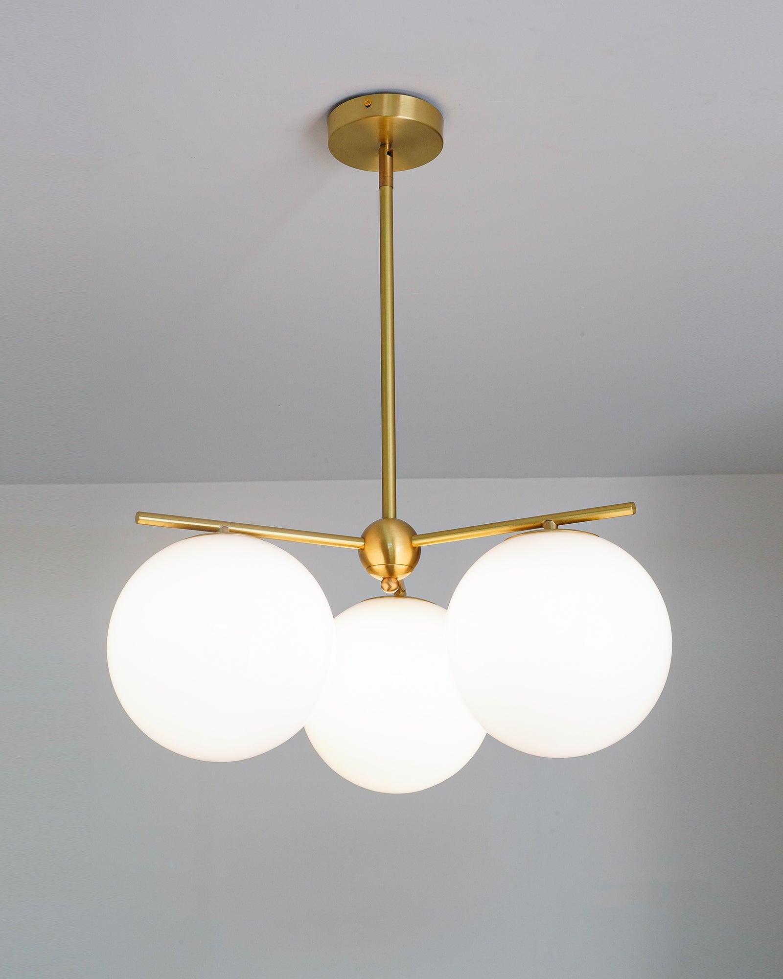 Sphere & Stem Chandelier - YhLamps