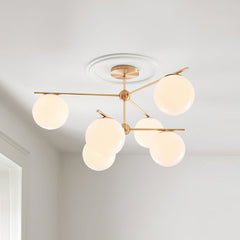 Sphere & Stem Chandelier - YhLamps