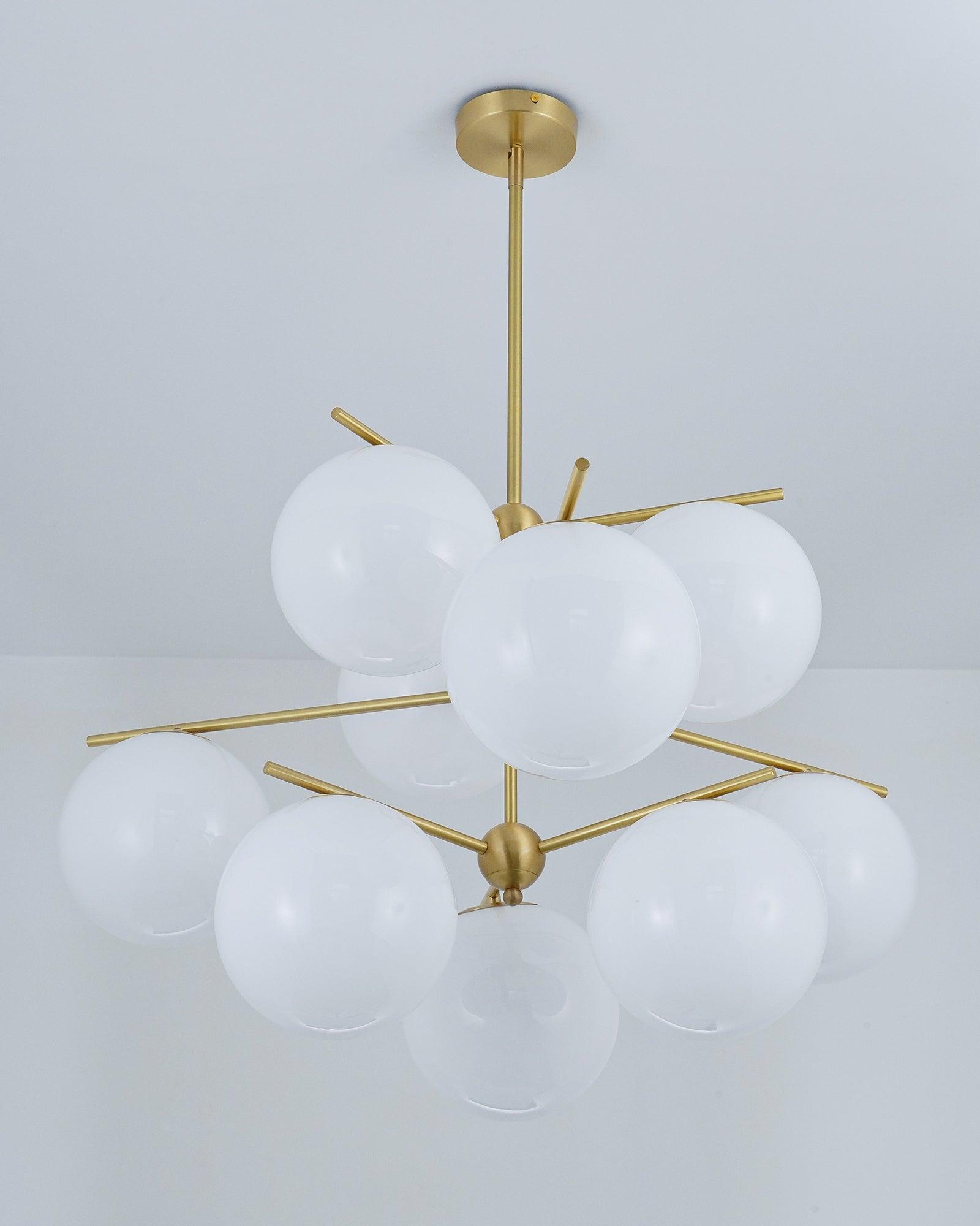 Sphere & Stem Chandelier - YhLamps