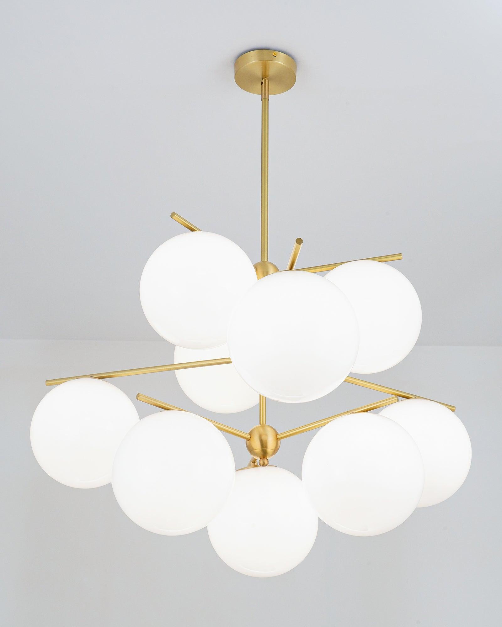 Sphere & Stem Chandelier - YhLamps
