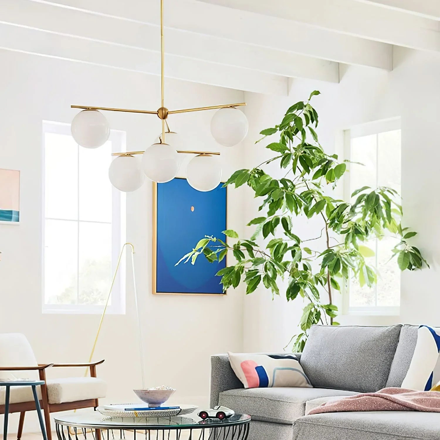 Sphere & Stem Chandelier - YhLamps
