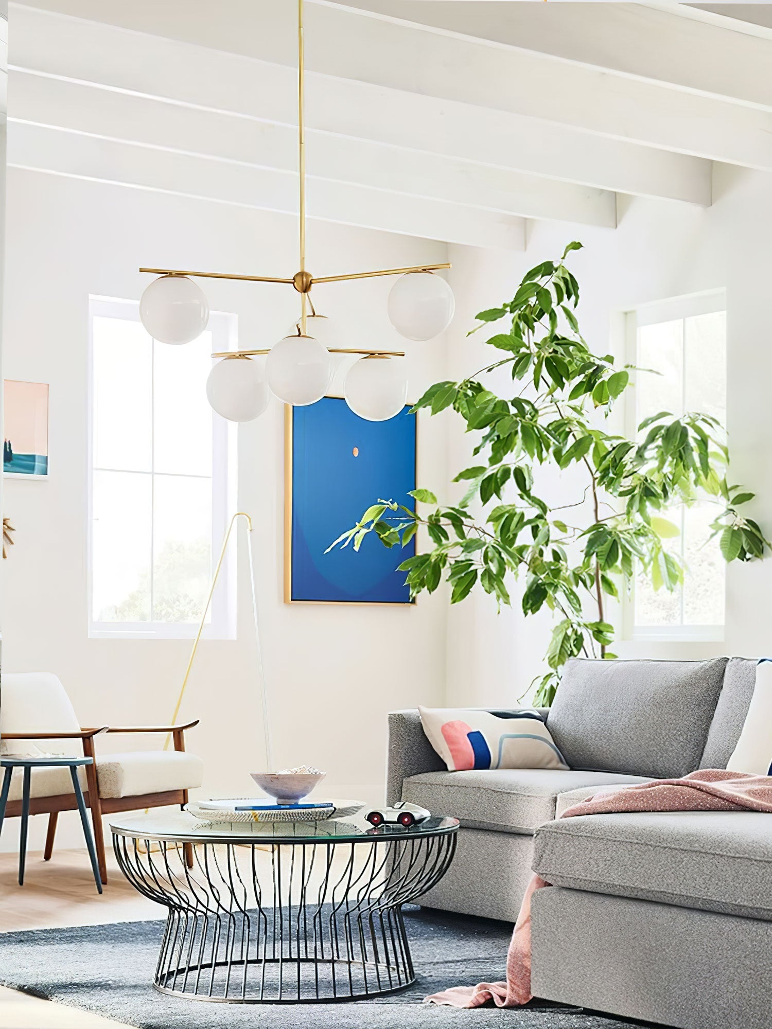 Sphere & Stem Chandelier - YhLamps