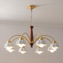 Swedish Modern Brass Chandelier - YhLamps