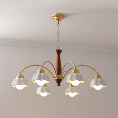 Swedish Modern Brass Chandelier - YhLamps