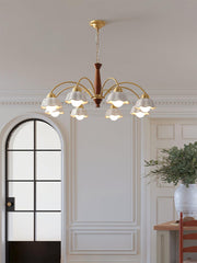 Swedish Modern Brass Chandelier - YhLamps