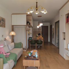 Swedish Modern Brass Chandelier - YhLamps