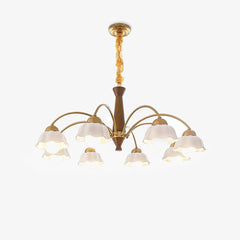 Swedish Modern Brass Chandelier - YhLamps