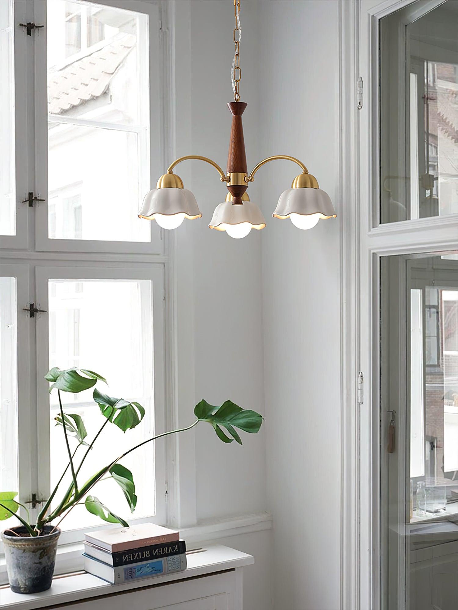 Swedish Modern Brass Chandelier - YhLamps