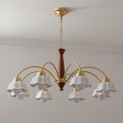 Swedish Modern Brass Chandelier - YhLamps